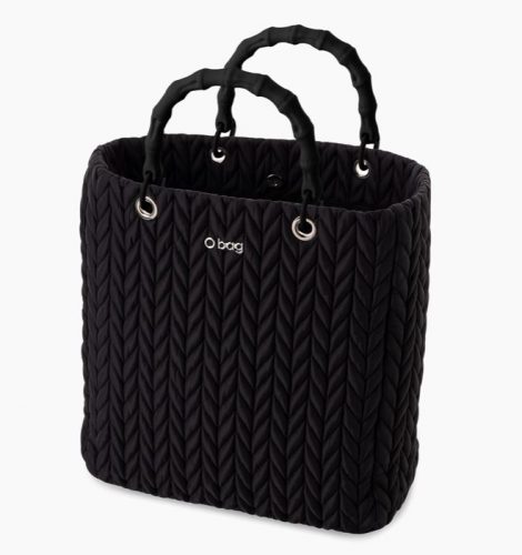 Nuova borsa O Bag Market in tessuto spigato nero inverno 2019 2020 470x500 - Nuova Borsa O Bag Market Inverno 2019 2020: foto e prezzi