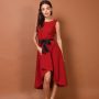 Abito asimmetrico rosso Nuna Lie collezione inverno 2019 2020 90x90 - Nuna Lie Abiti eleganti da sera e da cerimonia Inverno 2020