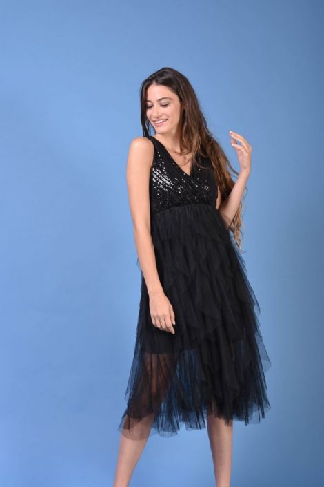 Abito da sera Nuna Lie collezione inverno 2019 2020 470x705 - Nuna Lie Abiti eleganti da sera e da cerimonia Inverno 2020