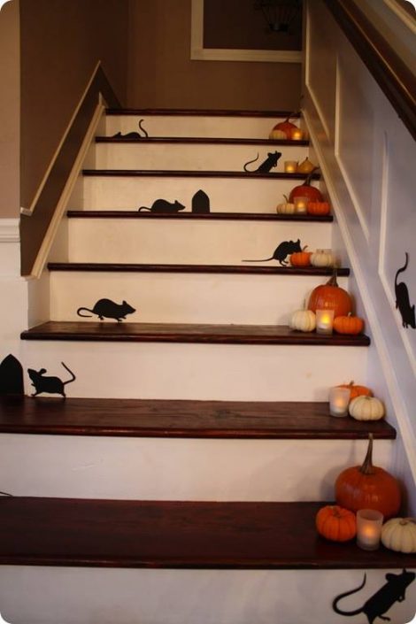 Come addobbare le scale per Halloween 470x705 - Decorazioni Halloween Fai da Te