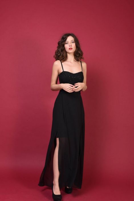 Vestito lungo Capodanno 2020 Nuna lie 470x705 - Nuna Lie Abiti eleganti da sera e da cerimonia Inverno 2020