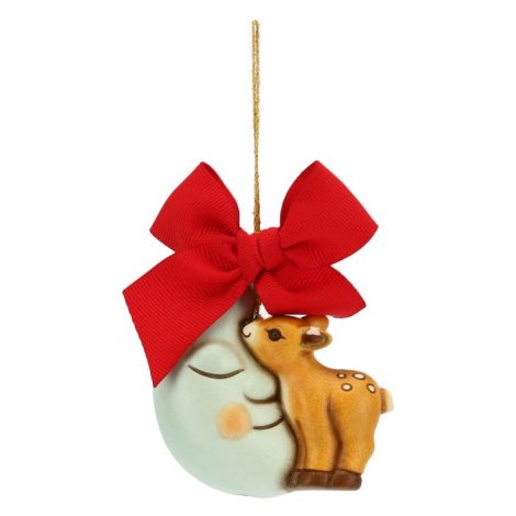 Addobbo per albero di Natale 2019 Thun Cerbiatto con Luna 470x470 - THUN: Nuovi Addobbi Albero di Natale 2019