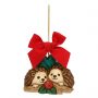 Addobbo per albero di Natale 2019 Thun Coppia di Ricci 90x90 - THUN: Nuovi Addobbi Albero di Natale 2019