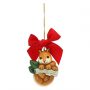 Decorazione Thun Albero di Natale 2019 Scoiattolo sul ramo 90x90 - THUN: Nuovi Addobbi Albero di Natale 2019