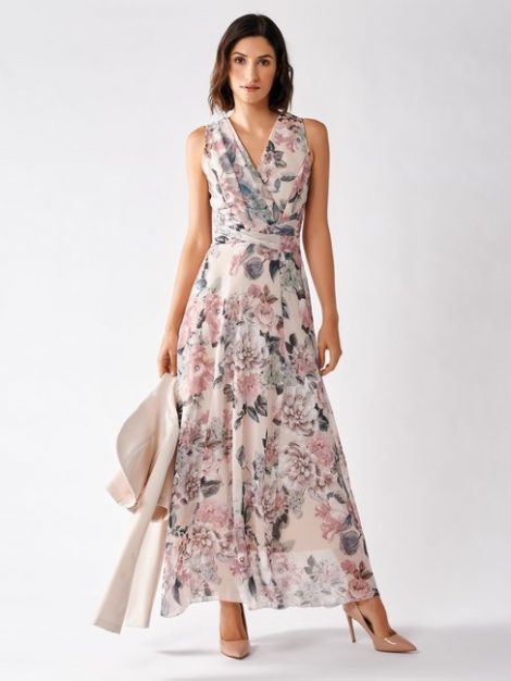Abito lungo floreale Rinascimento collezione primavera estate 2020 470x626 - Rinascimento Abiti lunghi da Cerimonia primavera estate 2020