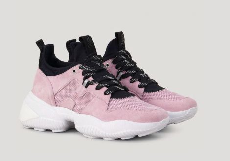 Nuove Hogan Interaction nere e rosa collezione estate 2020 470x329 - Nuove Sneakers HOGAN Donna Primavera Estate 2020
