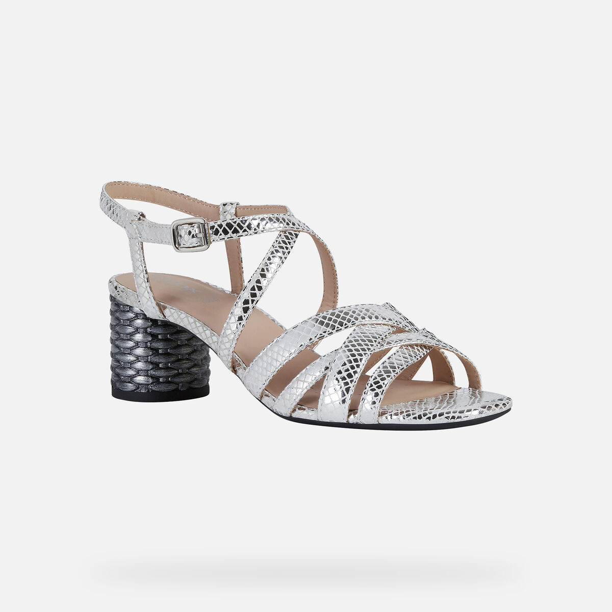 geox sandali argento