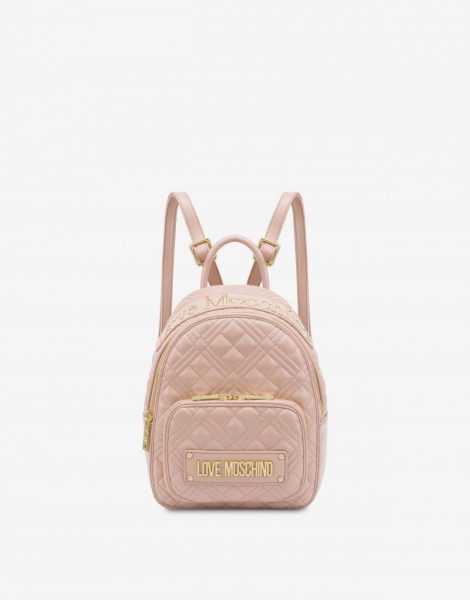 Zainetto Liu Jo trapuntato colore rosa cipria estate 2020 470x600 - Love Moschino Zaini Estate 2020