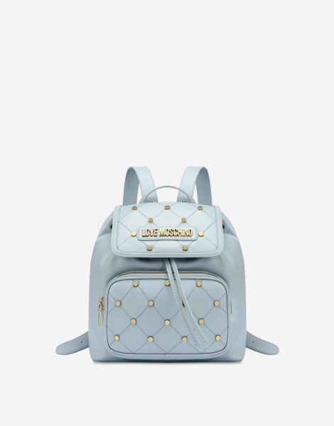 Zainetto Love Moschino con borchie collezione estate 2020 470x600 - Love Moschino Zaini Estate 2020