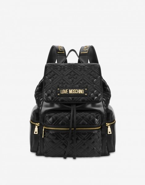 Zaino grande nero Love Moschino estate 2020 470x600 - Love Moschino Zaini Estate 2020