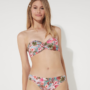 Bikini Tezenis a fascia stampa tropical estate 2020