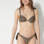 Bikini push up a righe colorate Tezenis estate 2020