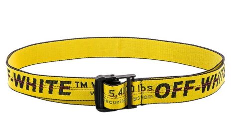 Off White Yellow Industrial Belt 470x269 - 15 Cinture Donna Icone della Moda