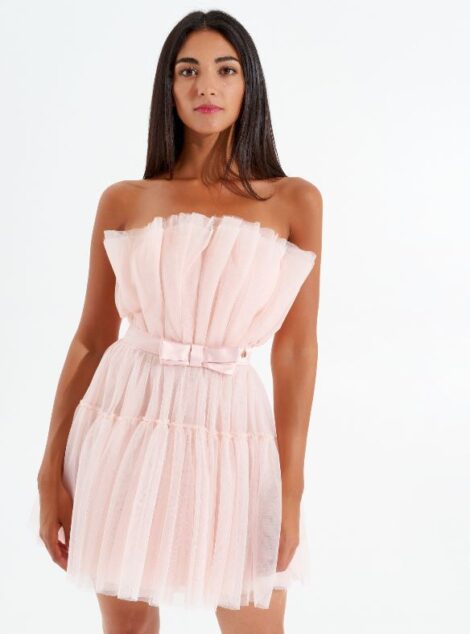 Abito corto in tulle Rinascimento collezione autunno inverno 2020 2021 470x634 - Rinascimento Abiti Inverno 2020 2021
