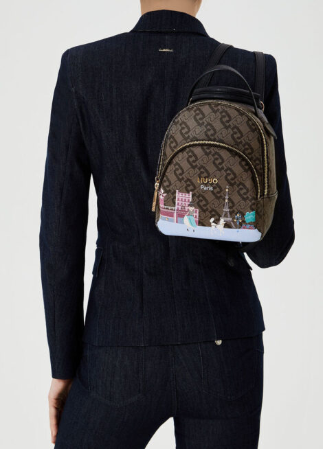 Zainetto Liu Jo collezione autunno inverno 2020 2021 Paris 470x654 - Borse Liu Jo autunno inverno 2020 2021 con Città