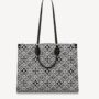 Borsa Louis Vuitton Onthego collezione inverno 2020 2021 in tela nera e grigia