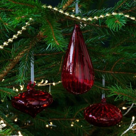 Eleganti palline natalizie in vetro soffiato rosso IKEA 2020 470x470 - IKEA Catalogo Natale 2020