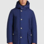 Parka maschile Woolrich inverno 2020 2021 colore blu iris