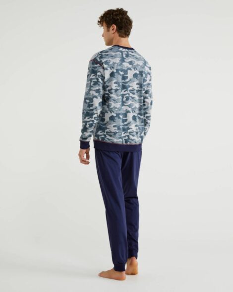 Benetton pigiama maschile invernale 2021 470x588 - Benetton Pigiami Inverno 2020 2021 Uomo e Donna