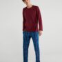 Benetton uomo pigiama con pantaloni a quadri