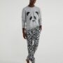 Undercolors of Benetton pigiama uomo con panda inverno 2020 2021
