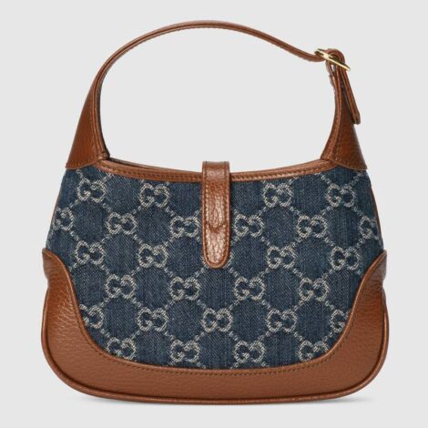 Borsa Gucci Jackie 1961 versione mini in denim blu con tracolla 2021 470x470 - Borsa Gucci Jackie 1961
