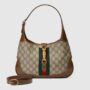 Borsa hobo Gucci Jackie 1961 in tessuto GG beige misura Piccola