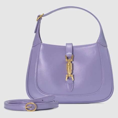 Nuova Borsa Gucci Jackie 1961 con tracolla versione MINI colore viola chiaro 470x470 - Borsa Gucci Jackie 1961