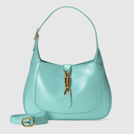 Nuova Borsa Gucci Jackie 1961 con tracolla versione piccola colore celeste 470x470 - Borsa Gucci Jackie 1961