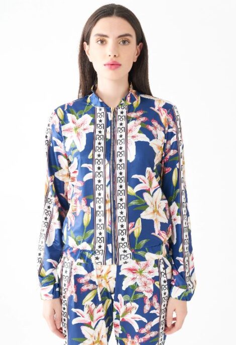 Tuta Rinascimento in satin blu con gigli collezione primavera estate 2021 470x687 - Anteprima Rinascimento Abiti e Tute Primavera Estate 2021