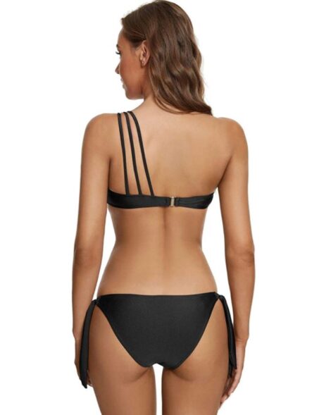 Costume da bagno monospalla nero 470x589 - Costumi da Bagno Estate 2022 Economici su Amazon