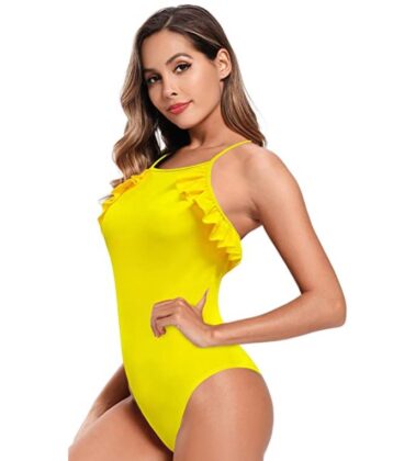 Costume intero giallo estate 2021 358x420 - Costumi da Bagno Estate 2022 Economici su Amazon