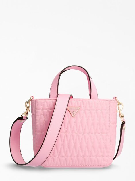 Borsa a mano con tracolla Guess modello Layla trapuntata estate 2021 470x627 - Borse Guess Estate 2021