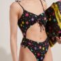 Costume intero con dettaglio cut out Tezenis Estate 2021 modello Color Stars