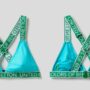 Reggiseno a triangolo sportivo Benetton estate 2021