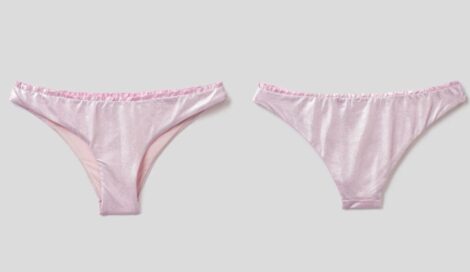 Slip laminate costume da bagno Benetton estate 2021 470x272 - Costumi Benetton Donna Estate 2021