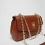 Borsa marrone a tracolla Liu Jo ecosostenibile inverno 2021 2022