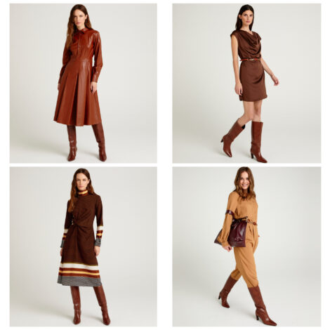 Look Sisley collezione autunno inverno 2021 2022 470x470 - Colore Marrone Moda Abbigliamento Autunno Inverno 2021 2022