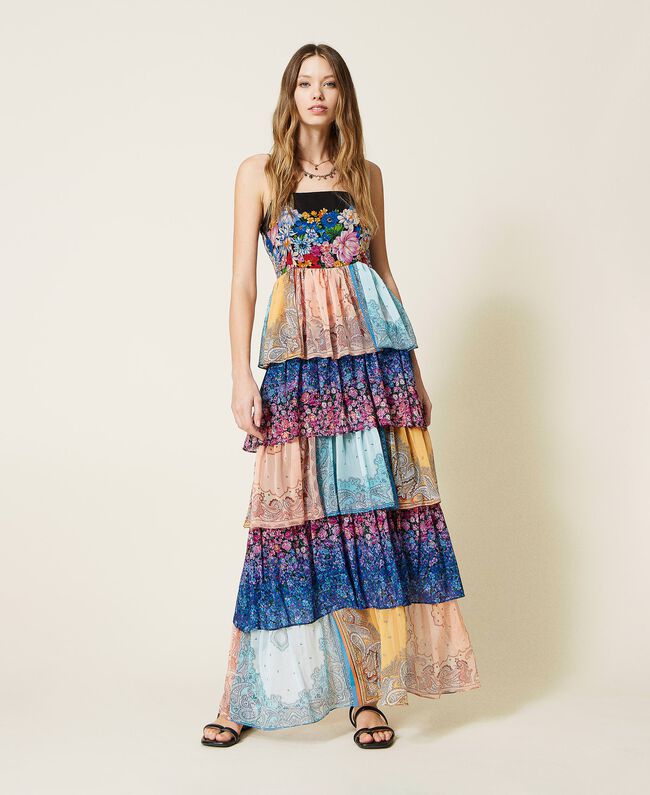 Twinset abito lungo bohemien estate 2022 - Twinset Abiti Cerimonia Primavera Estate 2022