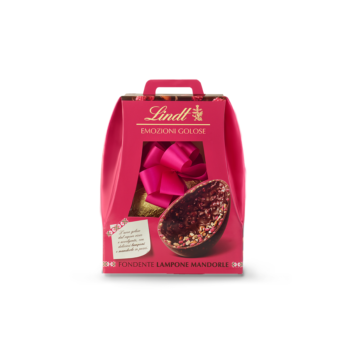 Uovo di Pasqua Emozioni Golose Lindt al lampone - Uova di Pasqua LINDT 2022