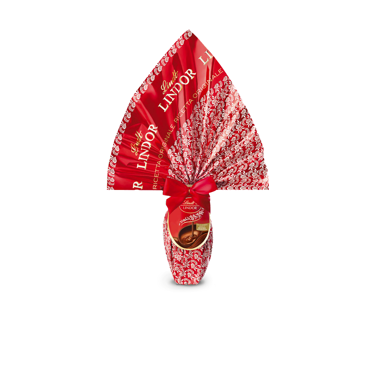 Uovo di Pasqua LINDOR rosso 2022 al latte - Uova di Pasqua LINDT 2022