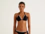 Bikini a triangolo Benetton con ricamo