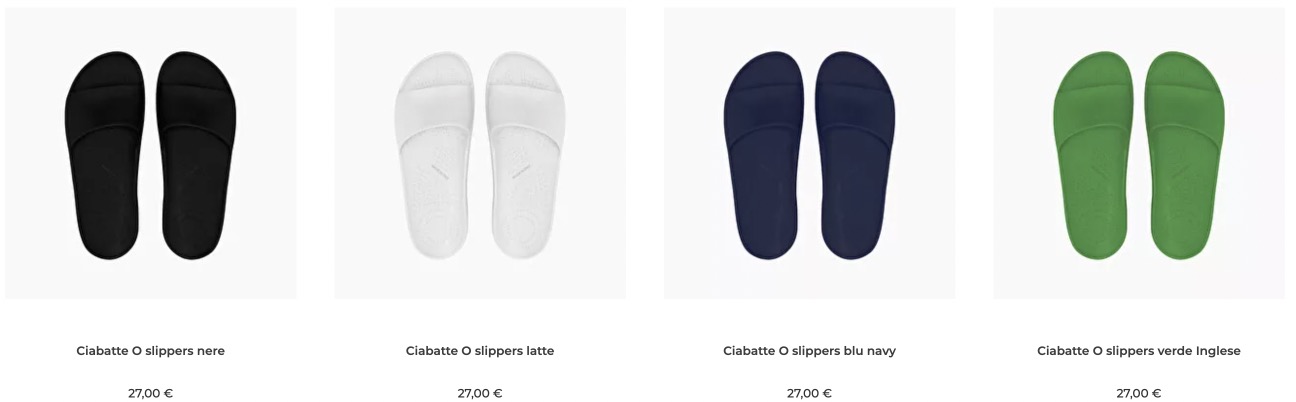 Ciabatte O Slippers di O bag catalogo estate 2022 - Ciabatte Mare O Bag Estate 2022