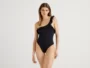 Costume intero nero monospalla Benetton estate 2022