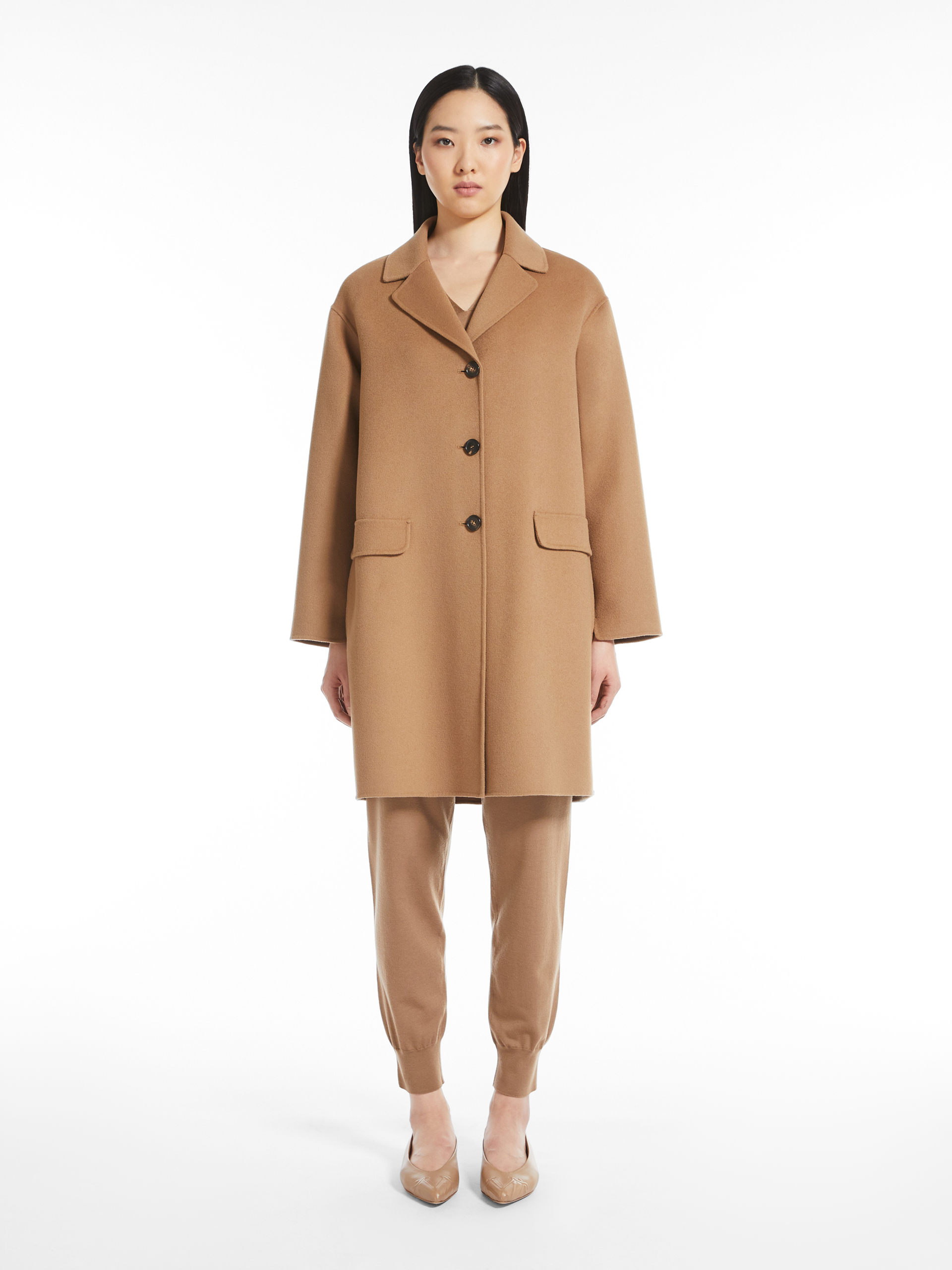 Cappotto monopetto colore cammello inverno 2022 2023 - Cappotti Max Mara Inverno 2023