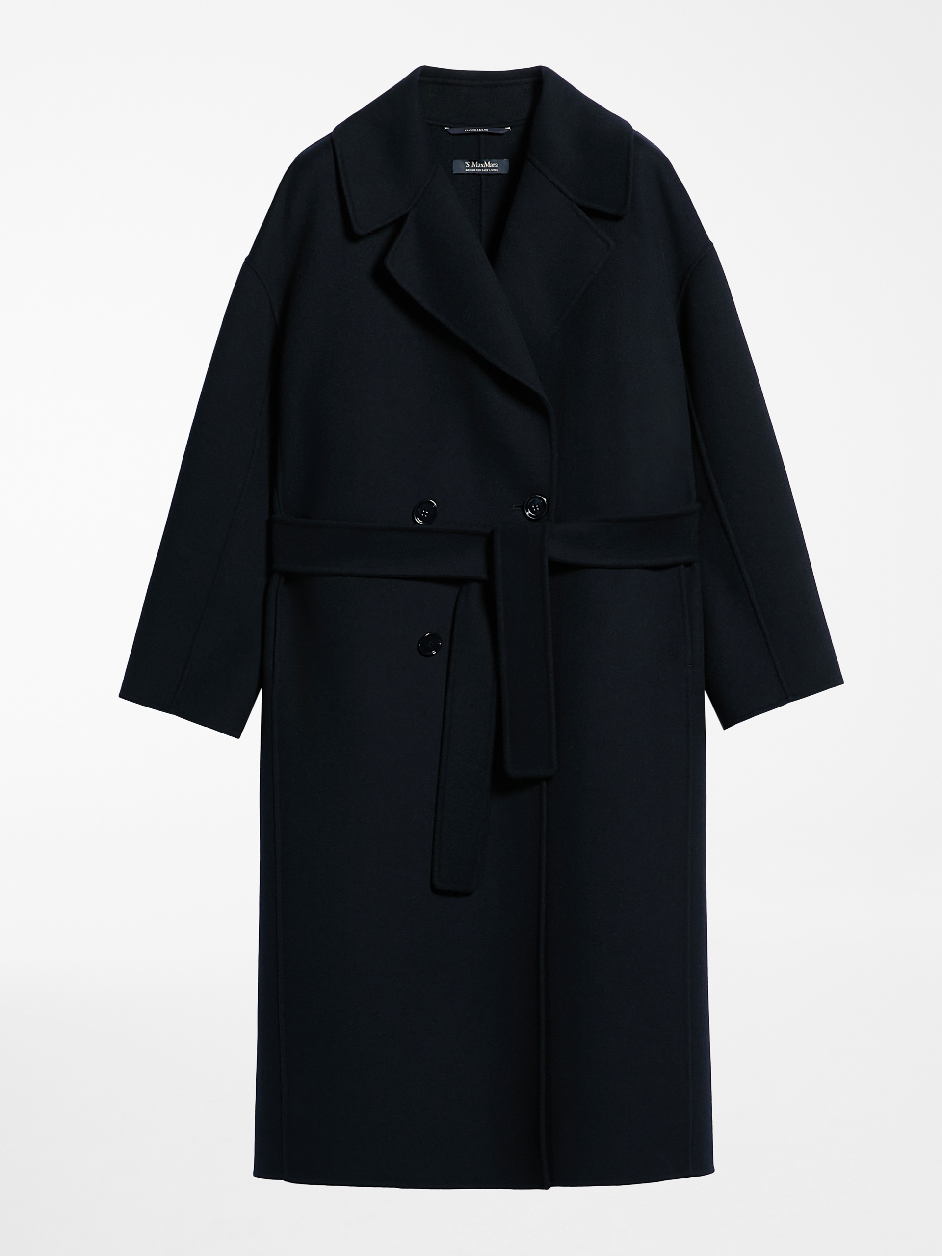 Cappotto doppiopetto blu notte Max Mara - Cappotti Max Mara Inverno 2023