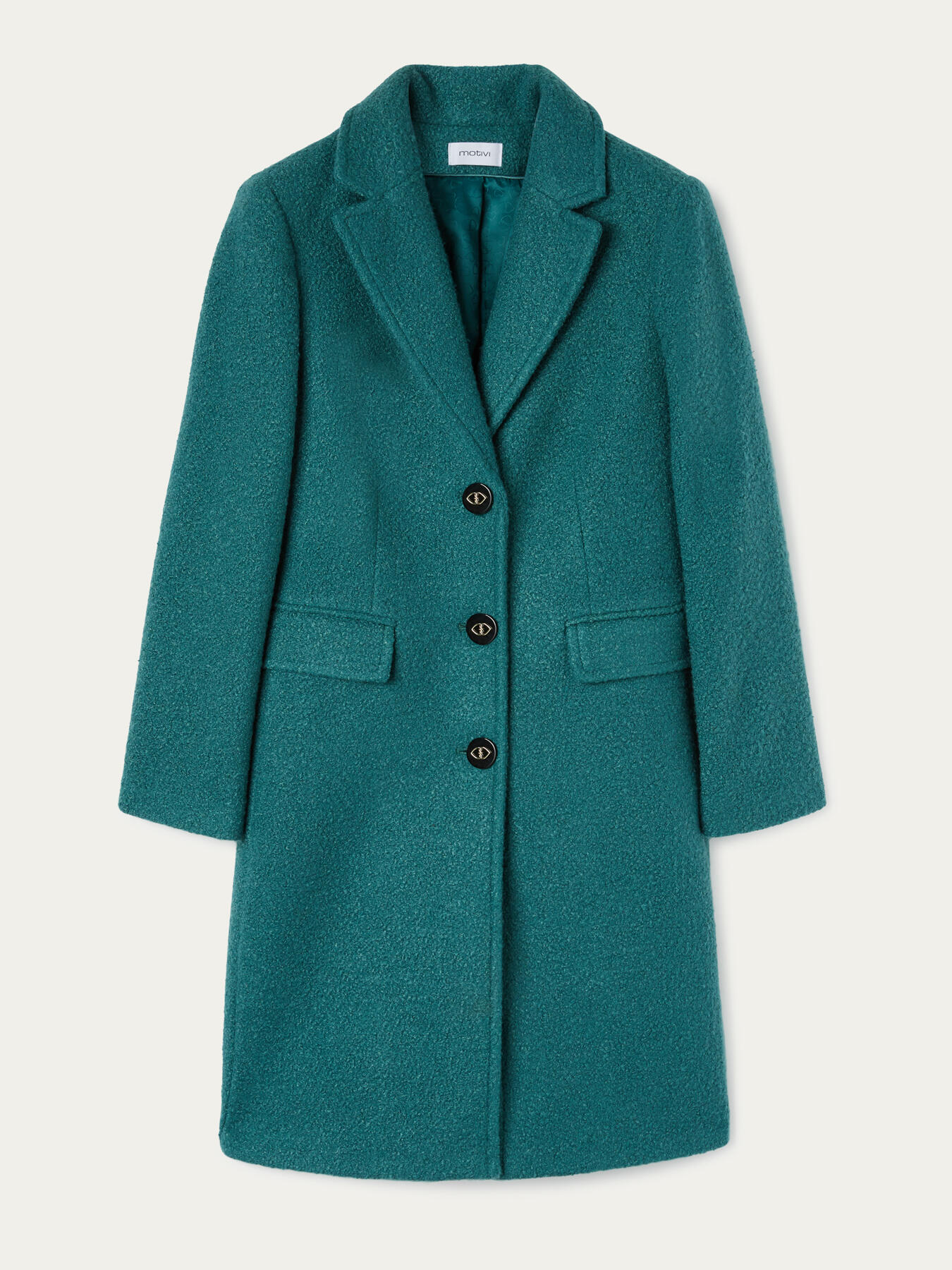 Cappotto Motivi effetto teddy - Cappotti Motivi Inverno 2022 2023