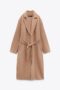 Cappotto a vestaglia ZARA colore cammello