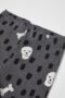 Leggings con teschi a costine bambina Halloween 2022