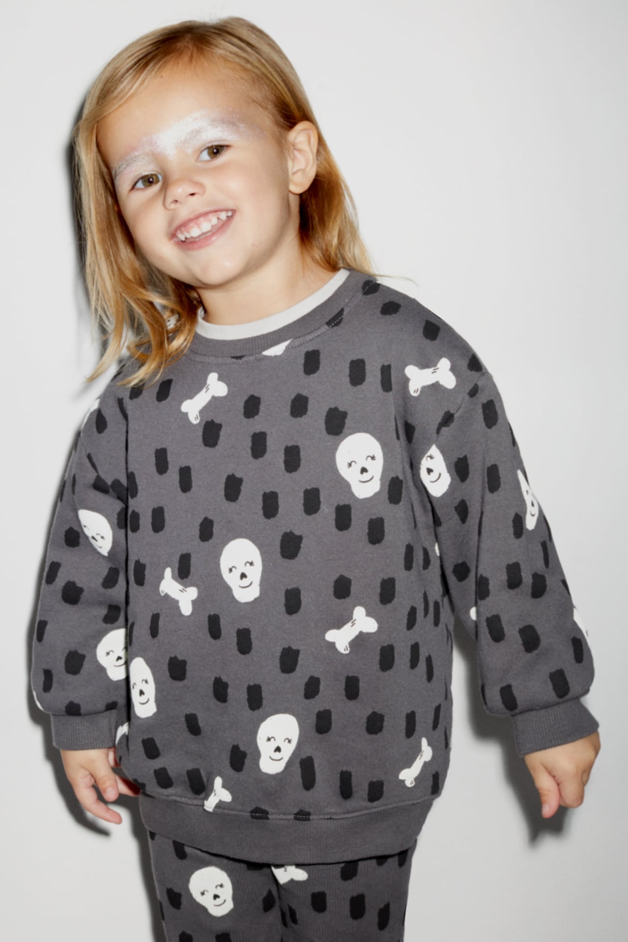Tuta con teschi Halloween ZARA - Costumi Halloween Bambini ZARA 2022